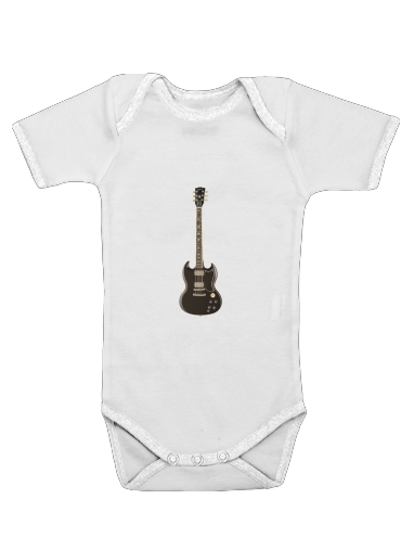  AcDc Guitare Gibson Angus para bebé carrocería