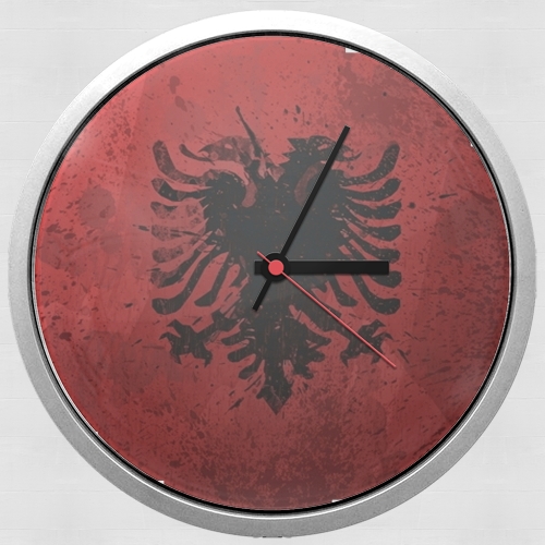  Albanie Painting Flag para Reloj de pared