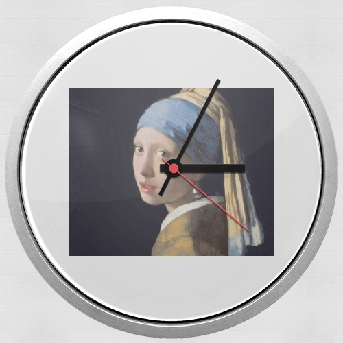  Girl with a Pearl Earring para Reloj de pared