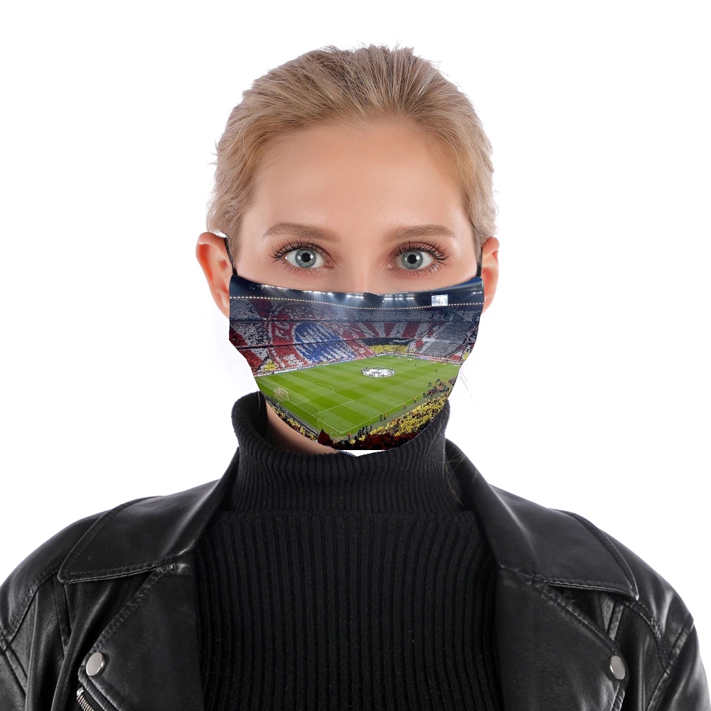  Bayern Munchen Kit Football para Mascarilla para nariz y boca