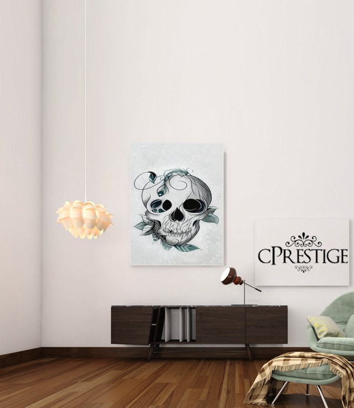  Skull Boho  para Poster adhesivas 30 * 40 cm