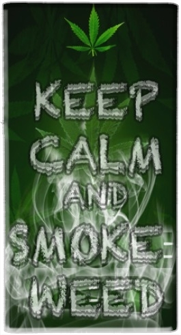  Keep Calm And Smoke Weed para batería de reserva externa 7000 mah Micro USB