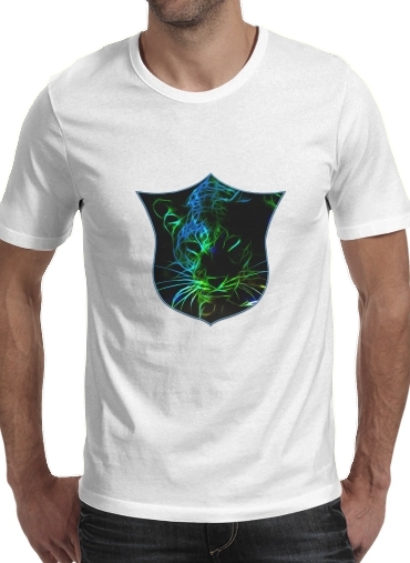  Abstract neon Leopard para Camisetas hombre