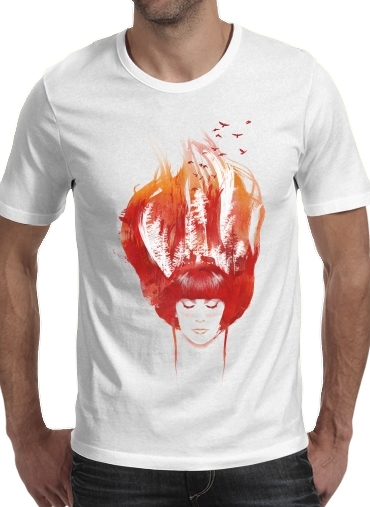  Burning Forest para Camisetas hombre