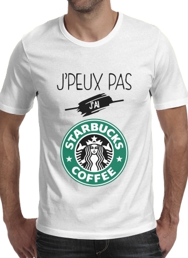 Je peux pas jai starbucks coffee para Camisetas hombre