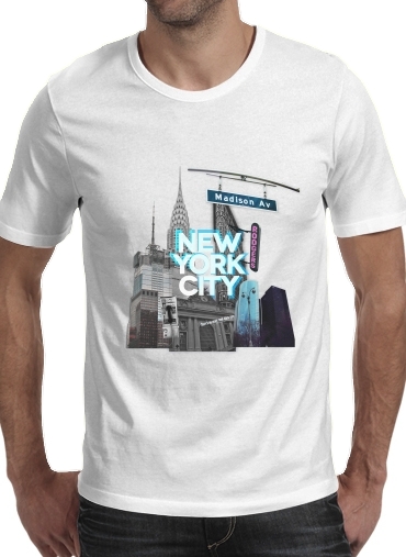  New York City II [blue] para Camisetas hombre