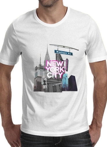  New York City II [pink] para Camisetas hombre