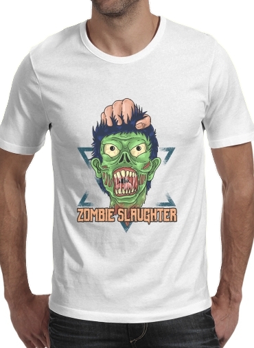  Zombie slaughter illustration para Camisetas hombre