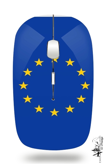  Bandera de europa para Ratón óptico inalámbrico con receptor USB