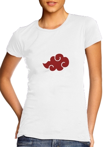  Akatsuki Cloud REd para Camiseta Mujer