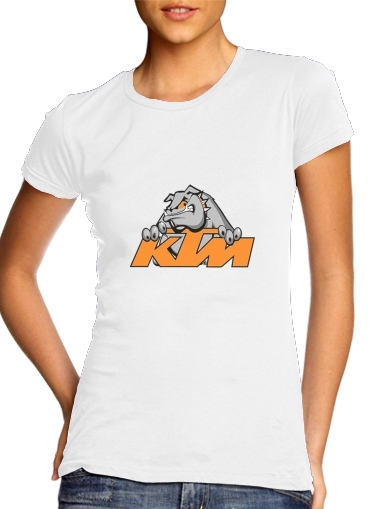  KTM Racing Orange And Black para Camiseta Mujer
