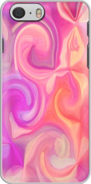 Carcasa pink and orange swirls for Iphone 6 4.7