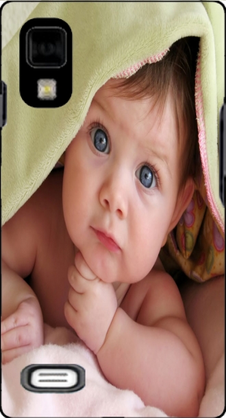Cuero LG Optimus L9 con imágenes baby