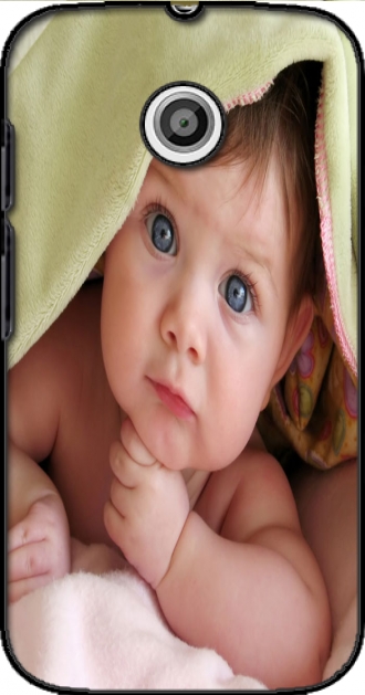 Cuero Motorola Moto E con imágenes baby