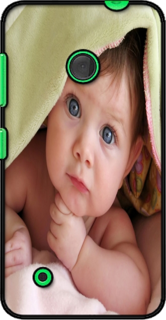 Cuero Nokia Lumia 530 con imágenes baby
