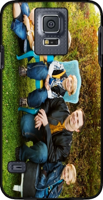 Cuero Samsung Galaxy S5 mini G800 con imágenes family