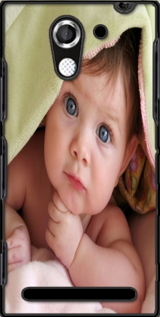 Cuero Sony Xperia C3 con imágenes baby