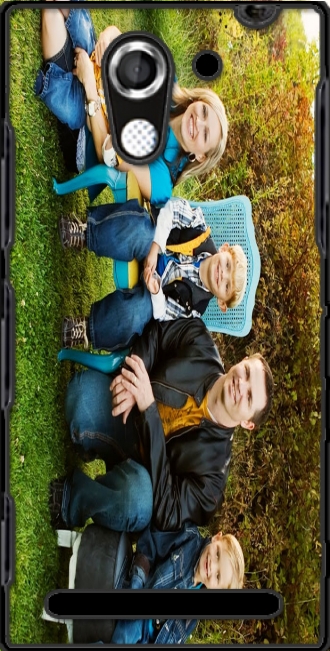 Cuero Sony Xperia C3 con imágenes family