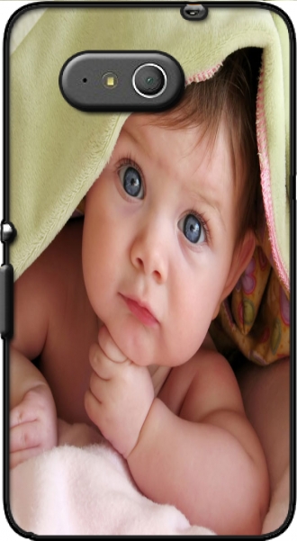 Cuero Sony Xperia E4 4g con imágenes baby