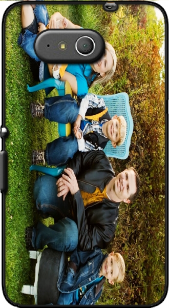 Cuero Sony Xperia E4 4g con imágenes family