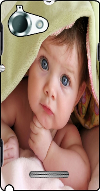 Cuero Sony Xperia L C2105 con imágenes baby