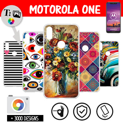 Carcasa Motorola One (P30 Play) con imágenes
