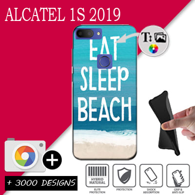 Silicona Alcatel 1S 2019 con imágenes