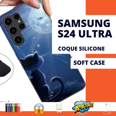 Silicona Samsung Galaxy S24 Ultra con imágenes