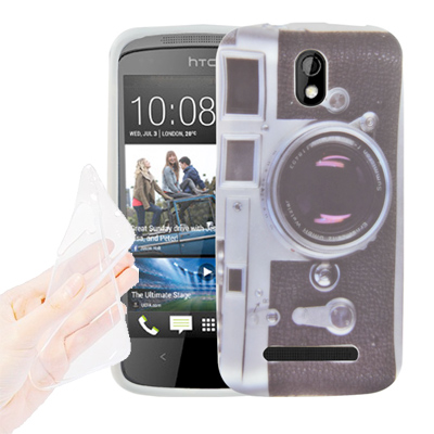 Silicona HTC Desire 500 con imágenes