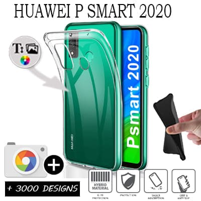Silicona Huawei PSMART 2020 con imágenes