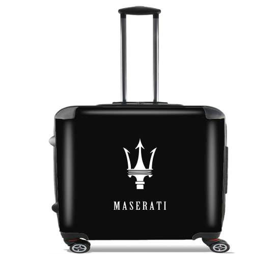  Maserati Courone para Ruedas cabina bolsa de equipaje maleta trolley 17" laptop