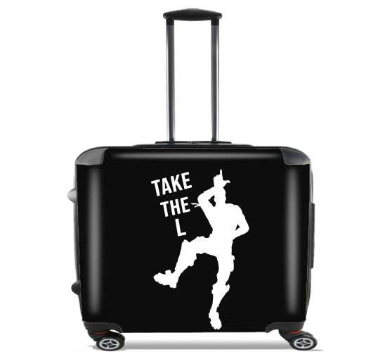 Take The L Fortnite Celebration Griezmann para Ruedas cabina bolsa de equipaje maleta trolley 17" laptop