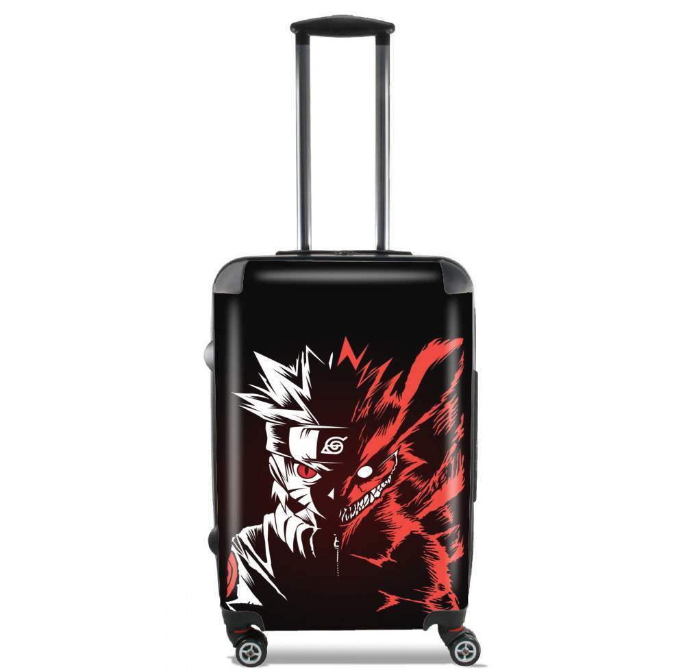  Kyubi x Naruto Angry para Tamaño de cabina maleta