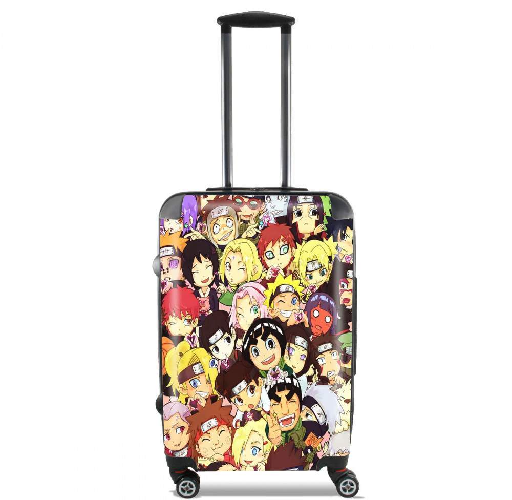  Naruto Chibi Group para Tamaño de cabina maleta