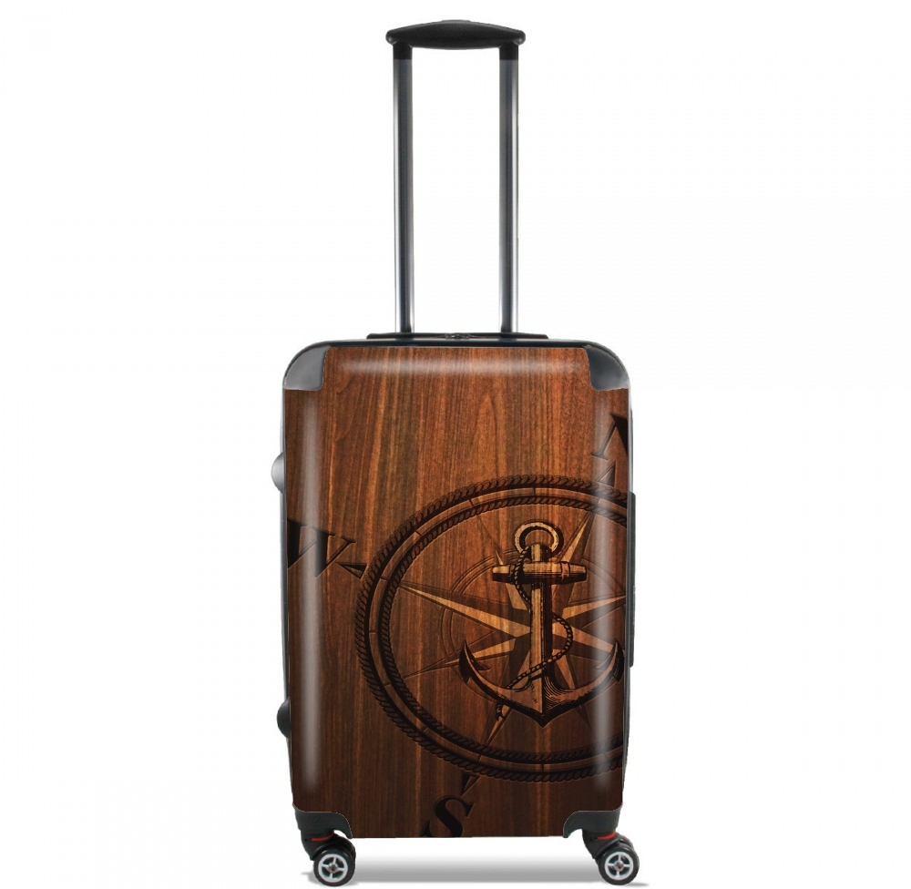  Wooden Anchor para Tamaño de cabina maleta