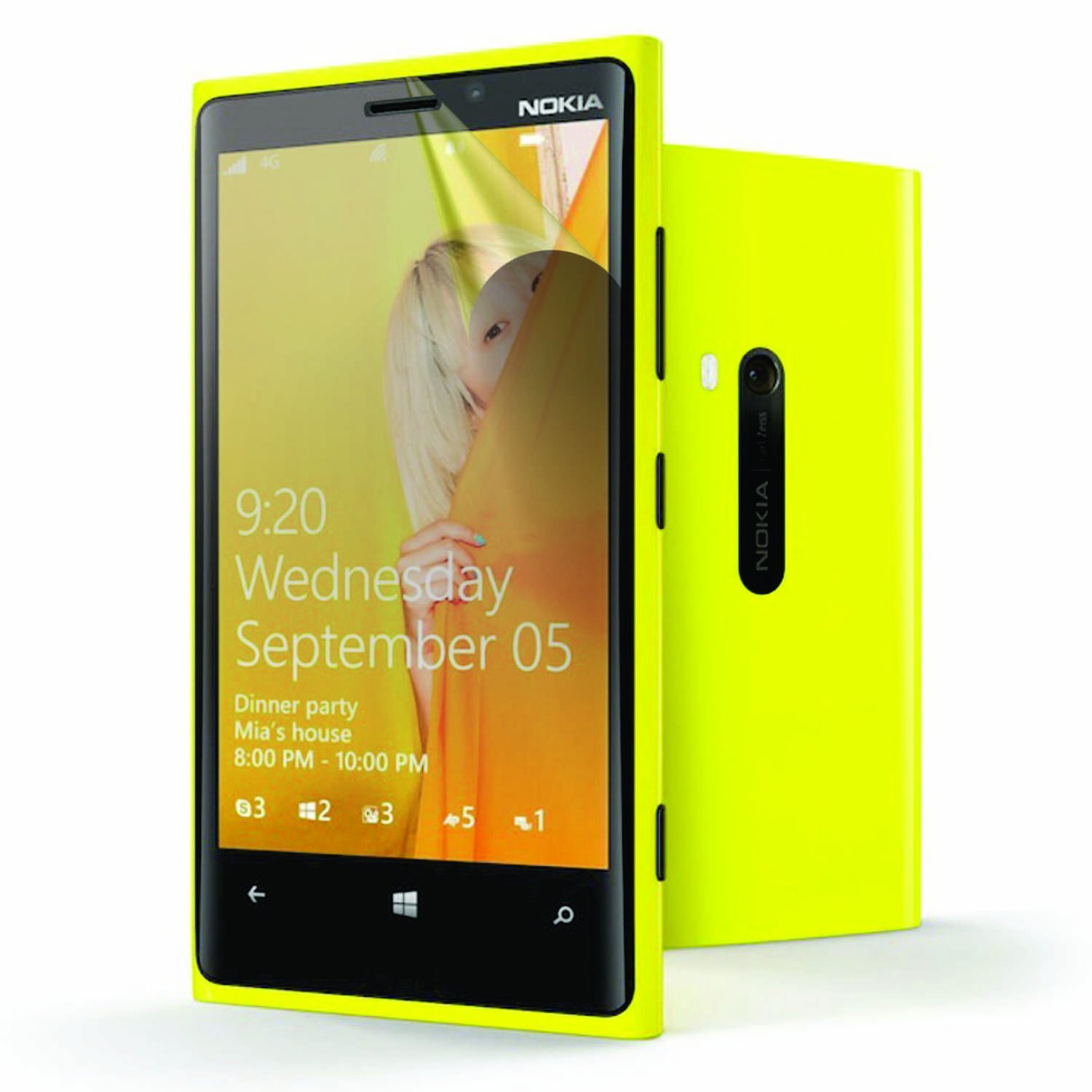 2 Protectores de Pantalla Nokia Lumia 920