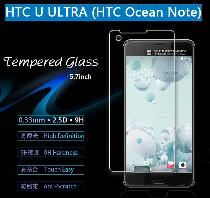 Protector Pantalla Cristal Templado HTC U Ultra