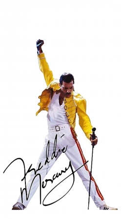 Artefacto Los invitados Guante Carcasa Freddie Mercury Signature - Funda para moviles
