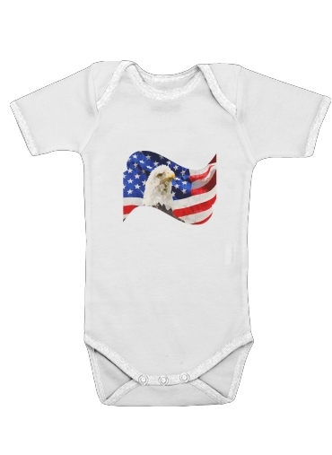  American Eagle and Flag para bebé carrocería