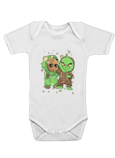  Baby Groot and Grinch Christmas para bebé carrocería