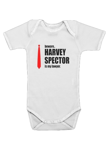  Beware Harvey Spector is my lawyer Suits para bebé carrocería