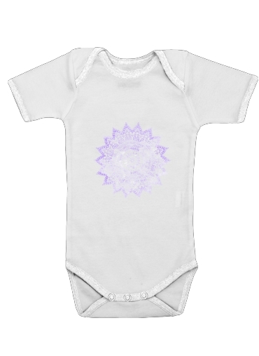  Bohemian Flower Mandala in purple para bebé carrocería
