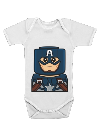  Bricks Captain America para bebé carrocería