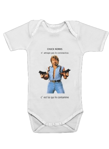  Chuck Norris Against Covid para bebé carrocería