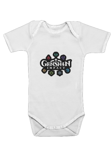  Genshin impact elements para bebé carrocería