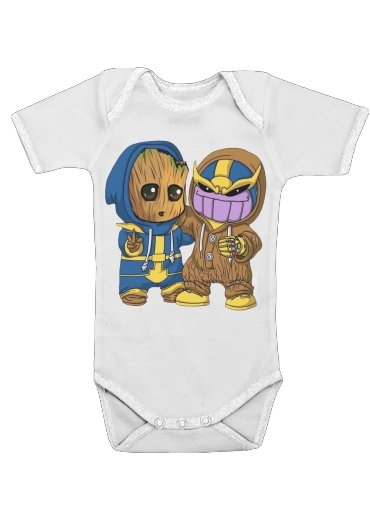  Groot x Thanos para bebé carrocería