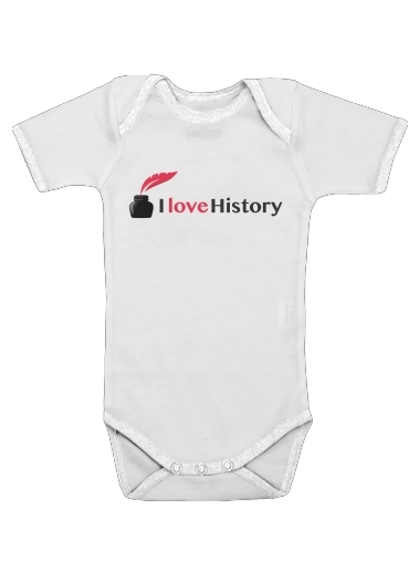  I love History para bebé carrocería