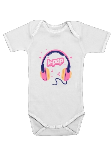  I Love Kpop Headphone para bebé carrocería