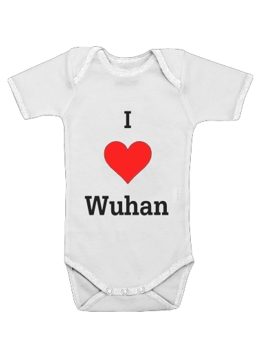 I love Wuhan Coronavirus para bebé carrocería