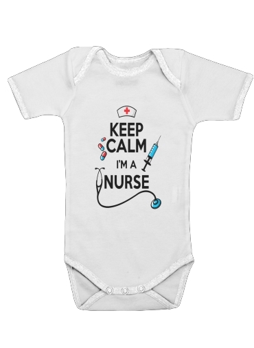  Keep calm I am a nurse para bebé carrocería
